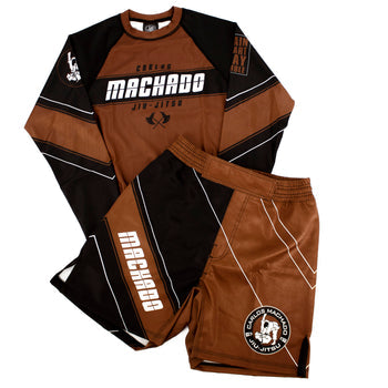 Angled CMJJ Long Sleeve Rash Guard: Ranked White - Black - CMJJ Gear