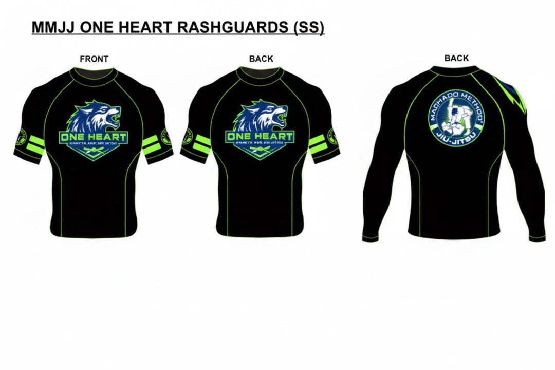 One Heart Rashguards - CMJJ Gear