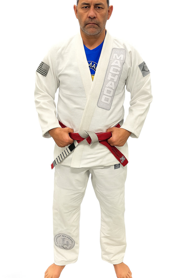 Embroidered Academy CMJJ Gi 2.0 - White - CMJJ Gear