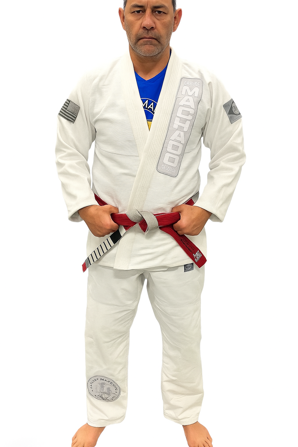 Embroidered Academy CMJJ Gi 2.0 - White - CMJJ Gear