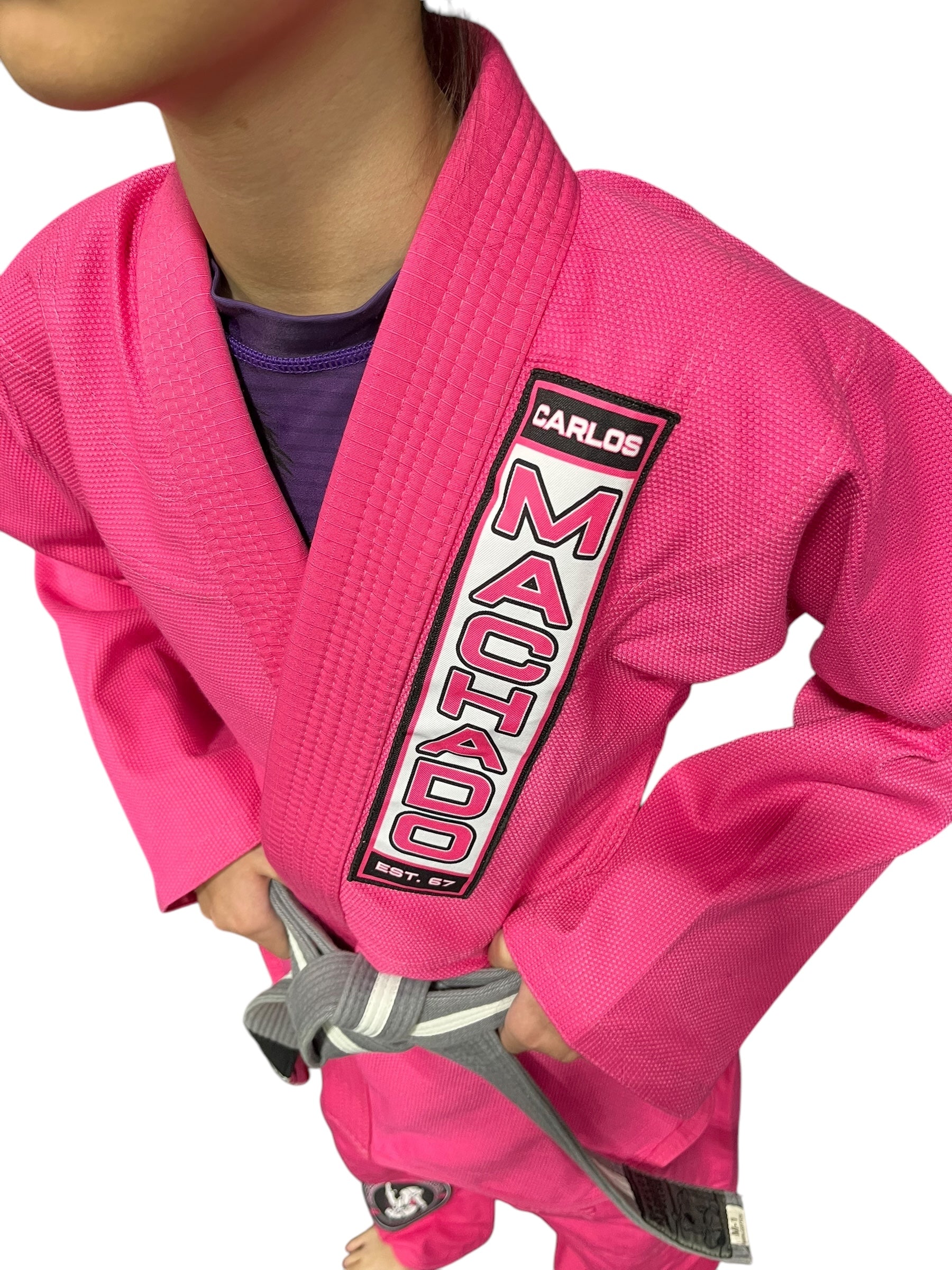 Academy CMJJ Gi - Youth Pink - CMJJ Gear