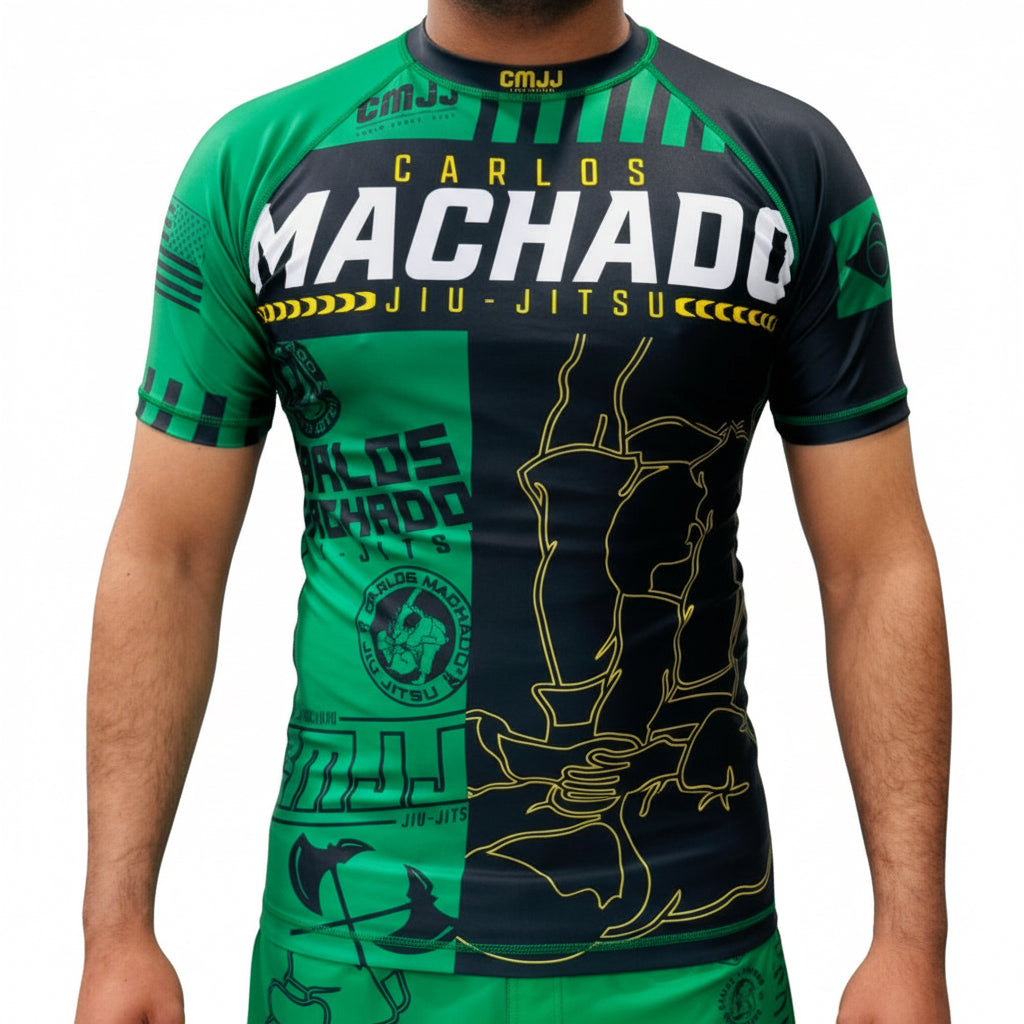 Classic CMJJ Kanji Short Sleeve Rashguard - CMJJ Gear