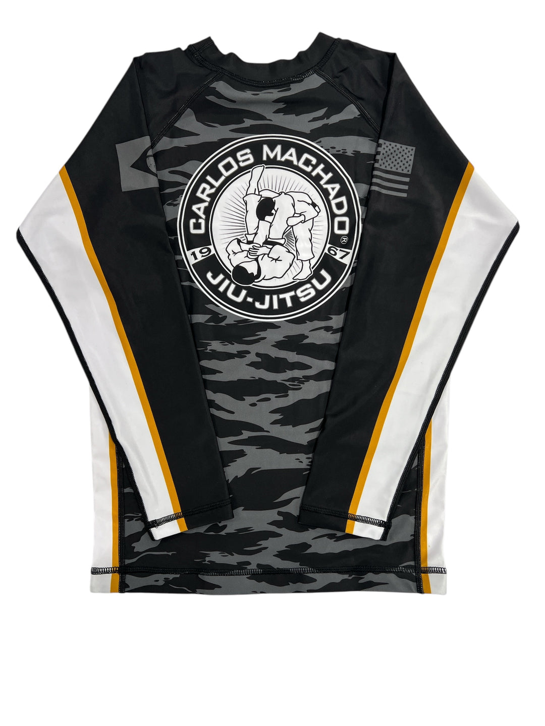 CMJJ Tiger Camo Rash Guard - Long Sleeve Youth - CMJJ Gear
