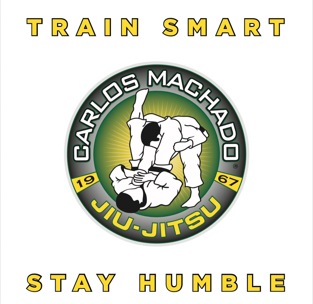 White/Green Stay Humble Vinyl Banner - CMJJ Gear