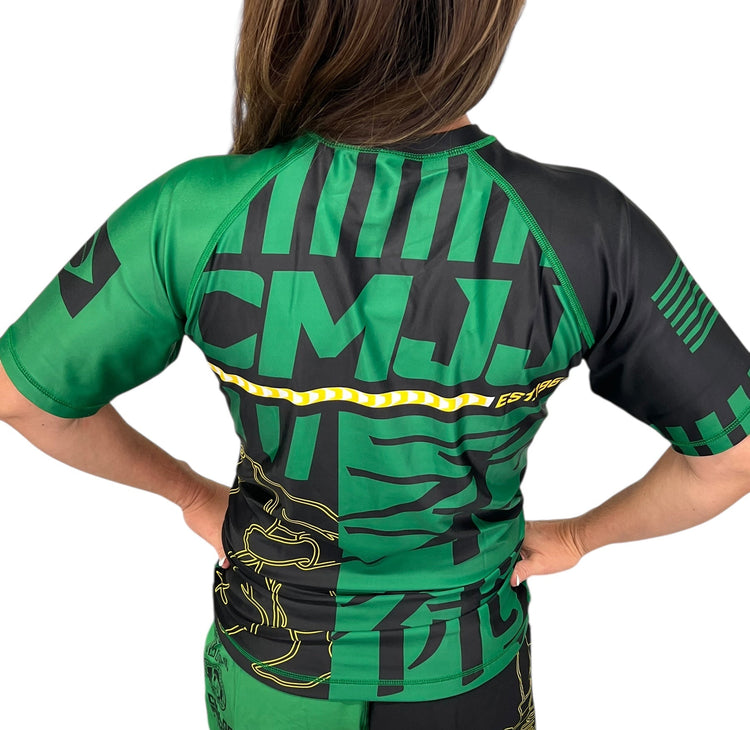 Classic CMJJ Kanji Short Sleeve Rashguard - CMJJ Gear