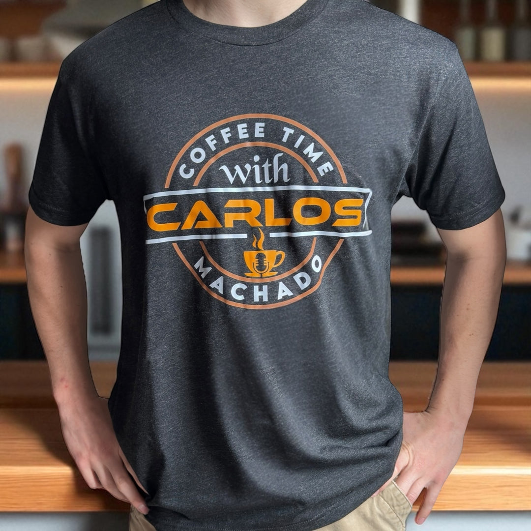 Coffee Time with Carlos Tee - CMJJ Gear