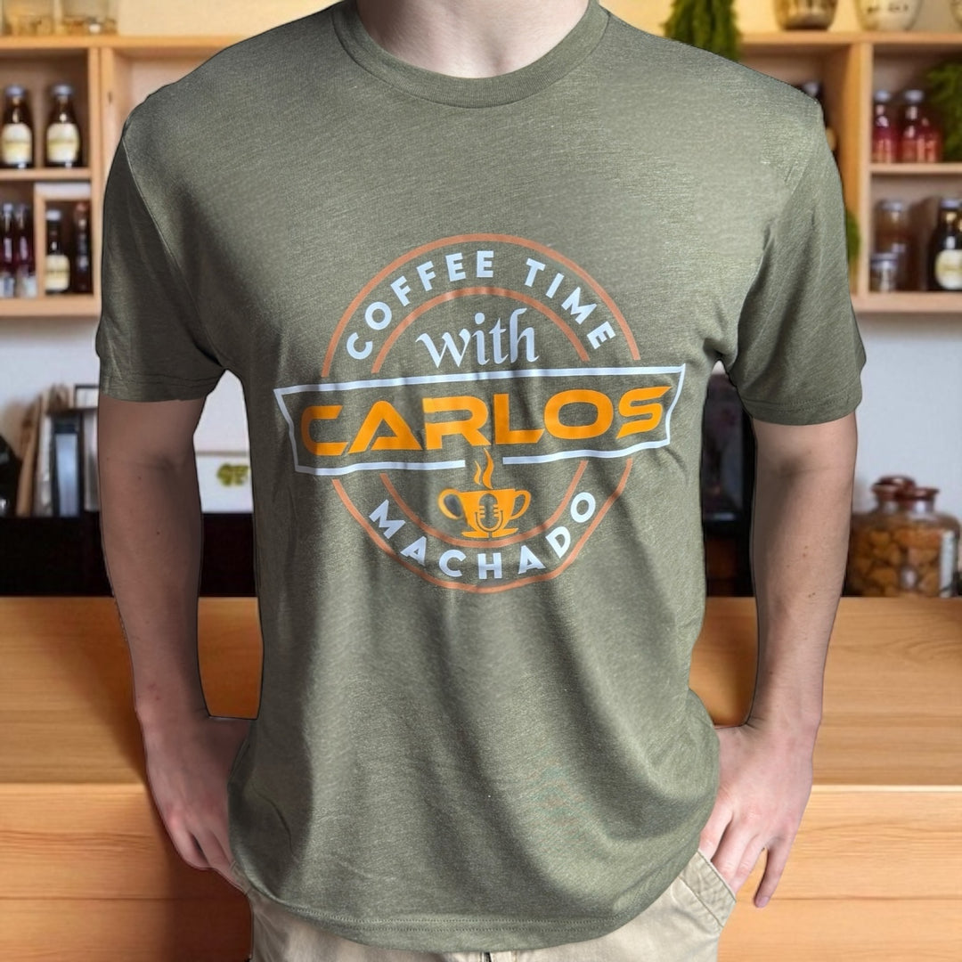 Coffee Time with Carlos Tee - CMJJ Gear