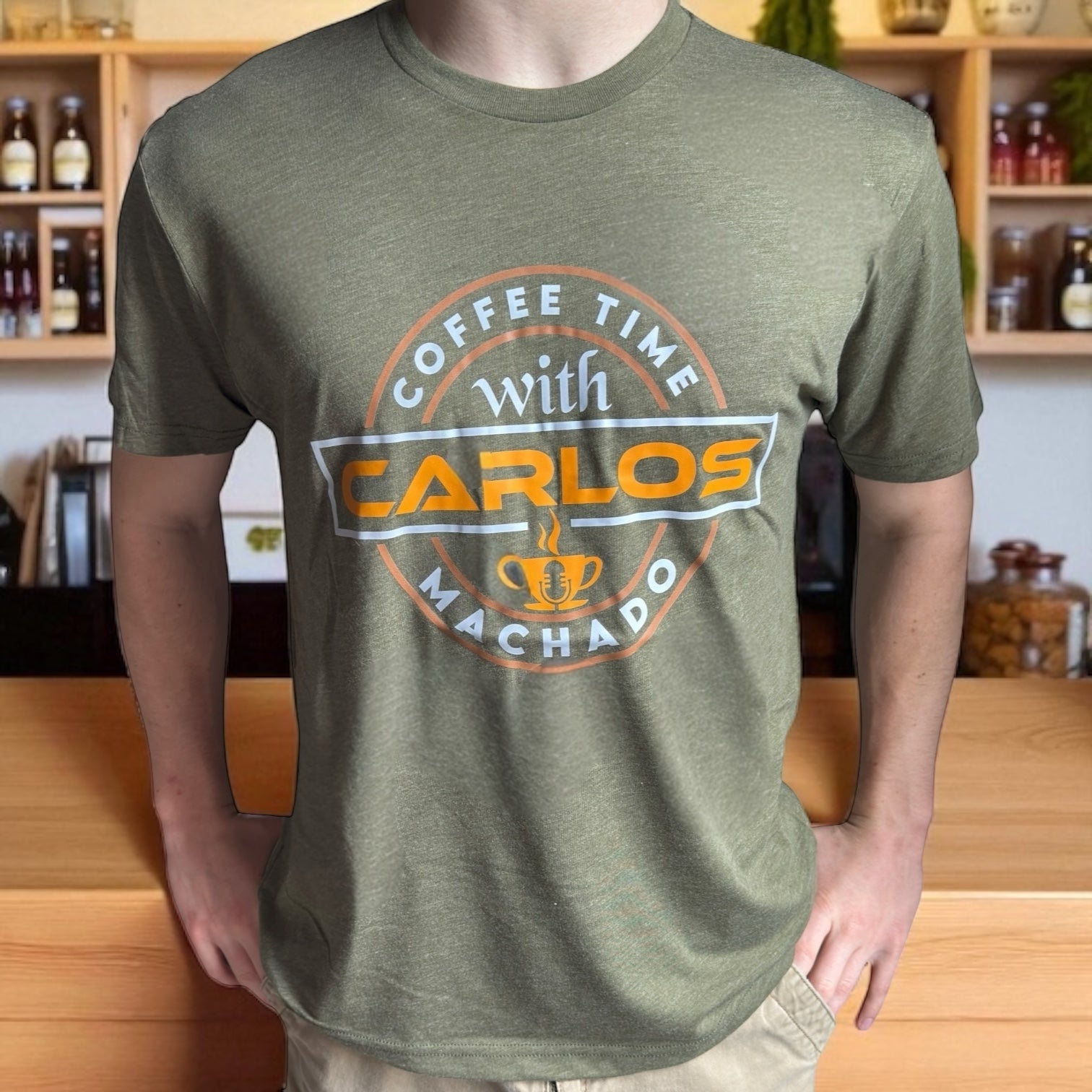 Coffee Time with Carlos Tee - CMJJ Gear