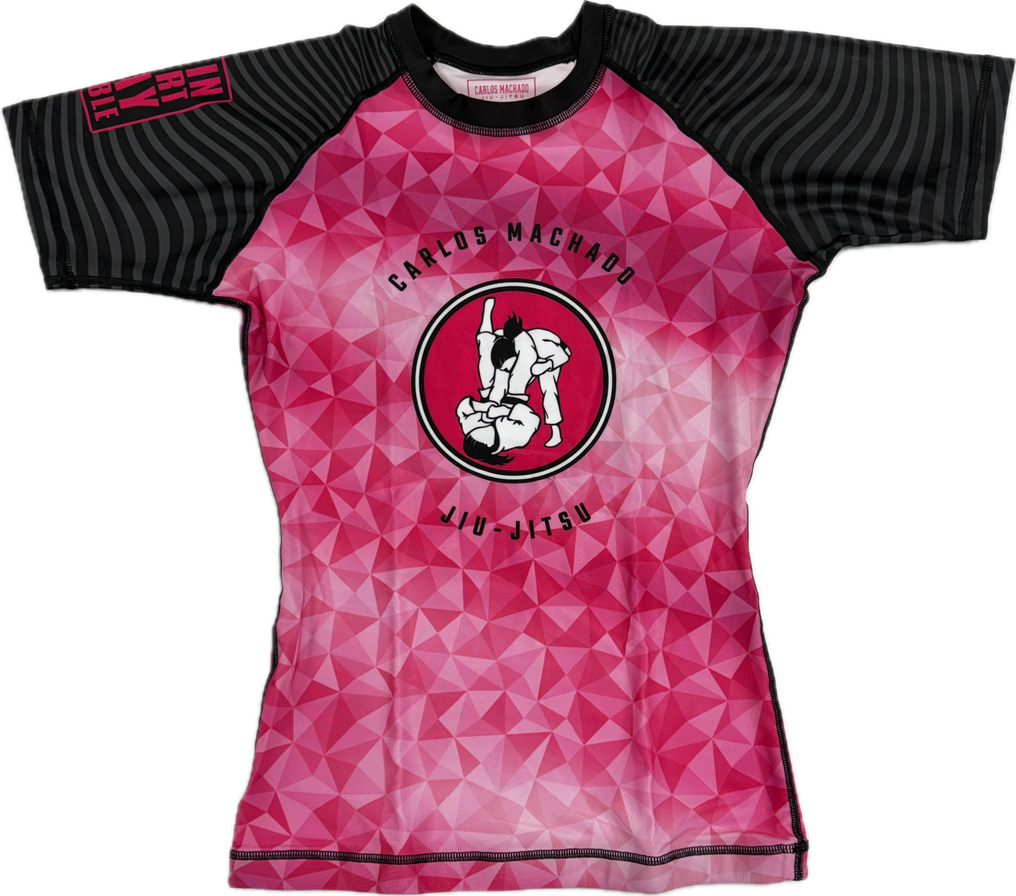 Ladies Pink DIamond Rash Guard - CMJJ Gear
