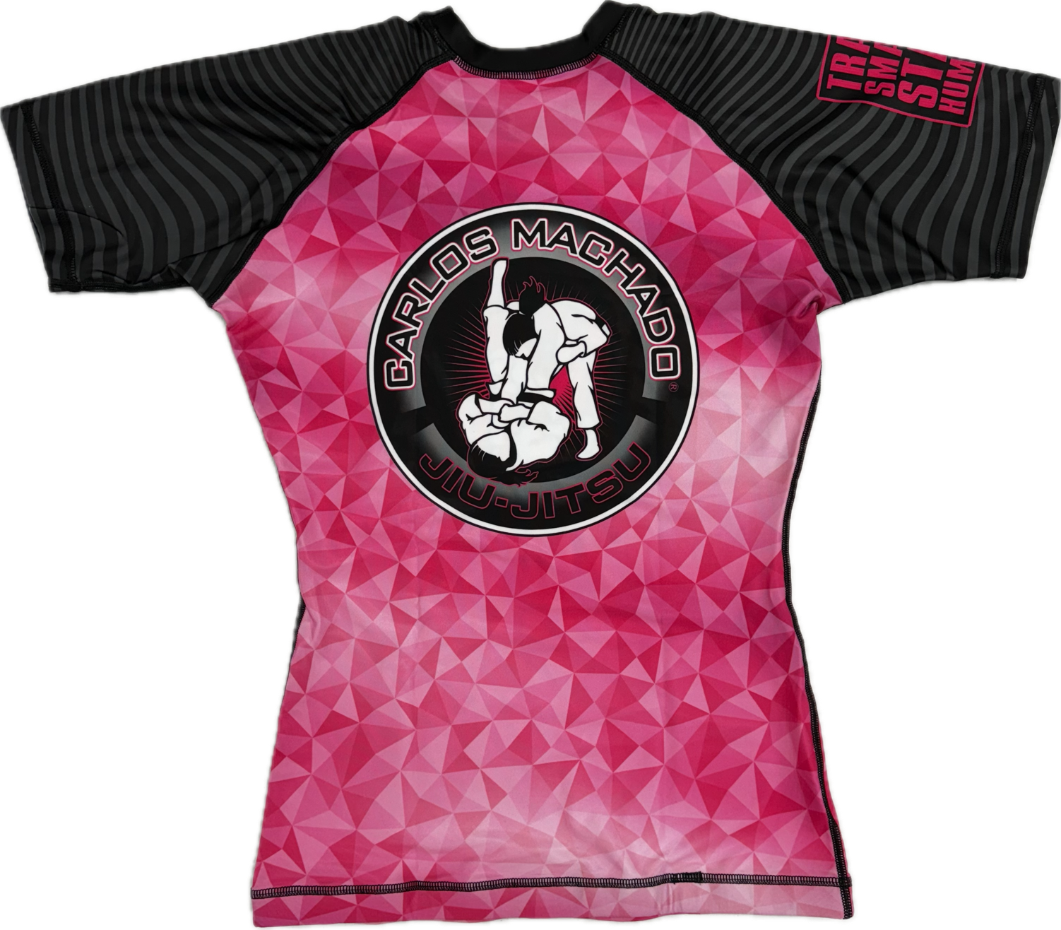 Ladies Pink DIamond Rash Guard - CMJJ Gear